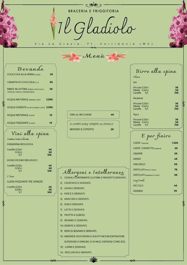 Menu_Ristorante Il Gladiolo_Corridonia_image_2