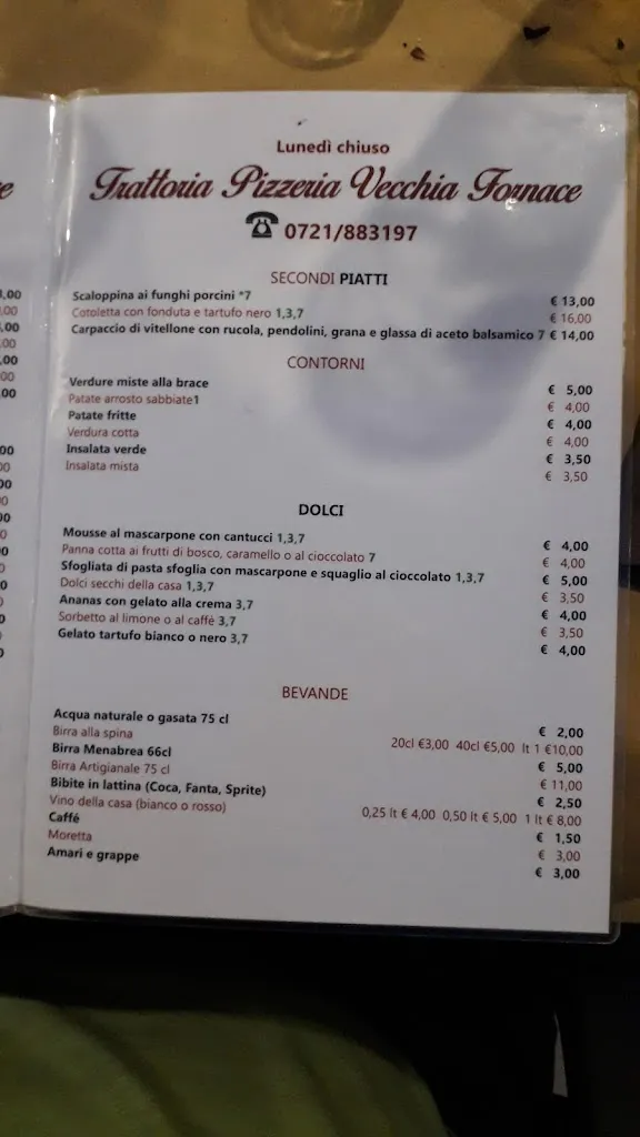 Menu_Trattoria Pizzeria Vecchia Fornace_Cuccurano_image_3
