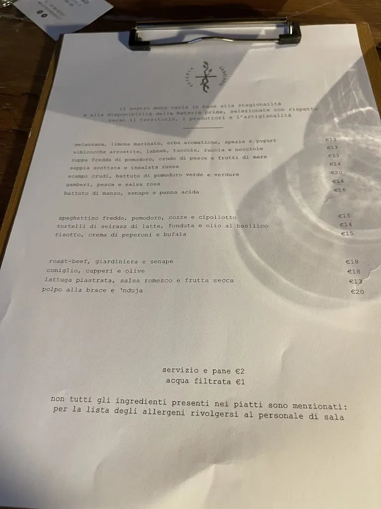 Menu_Osteria San Biagio_Fabriano_image_1