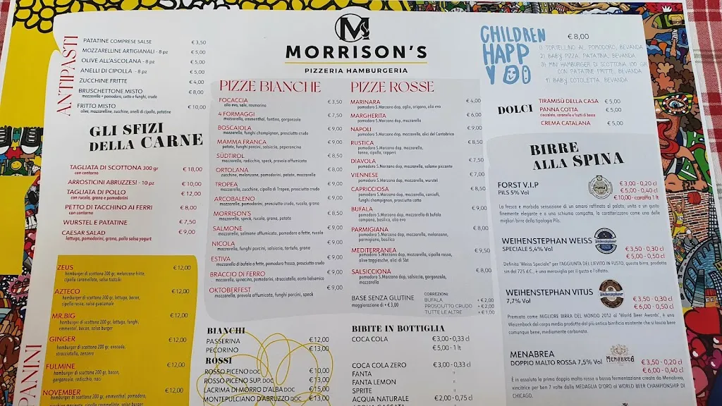 Menu_Morrison's Premium Pub_Cupra Marittima_image_3