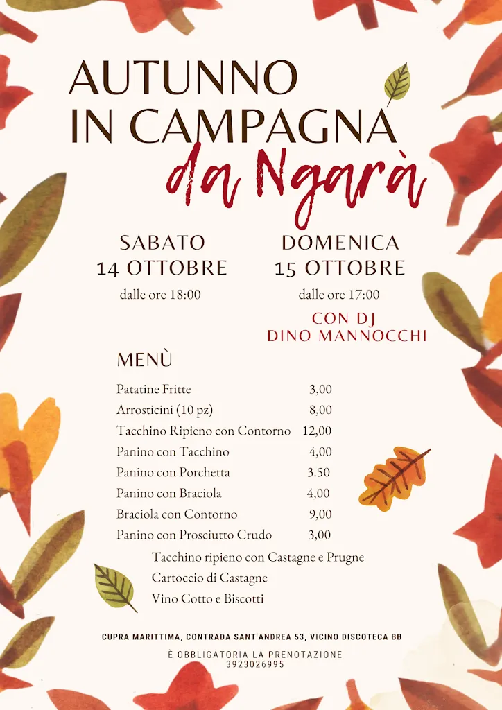 Menu_In Campagna da 'Ngara'_Cupra Marittima_image_1