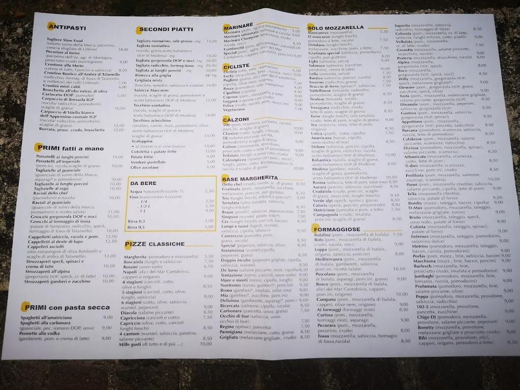 Menu_Ristorante Pizzeria El Mascaron_Fermignano_image_1