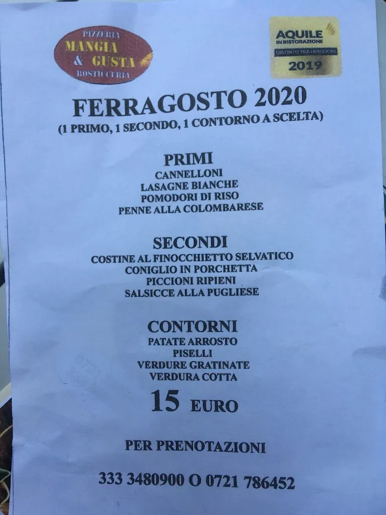 Menu_Pizzeria Rosticceria Mangia & Gusta_Frontone_image_2