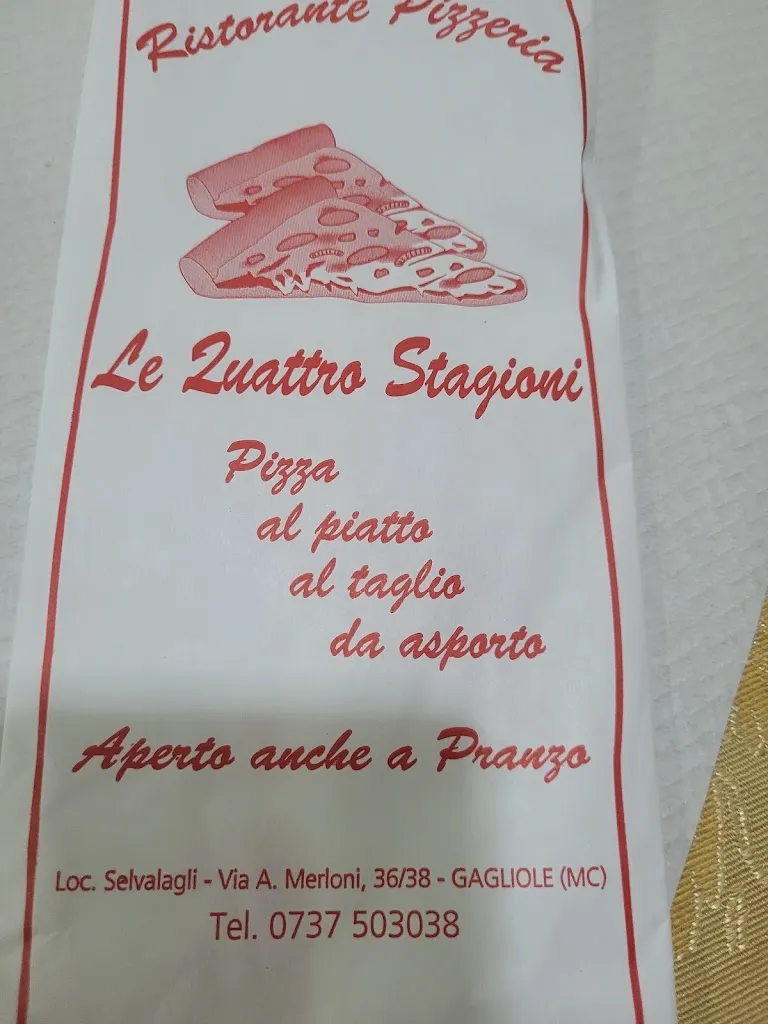 Menu_Le Quattro Stagioni - Pizzeria/Ristorante_Gagliole_image_2