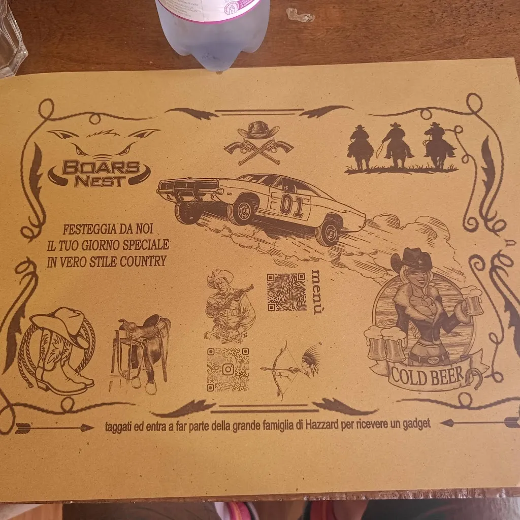 Menu_Boars Nest Country Bar_Fossombrone_image_2