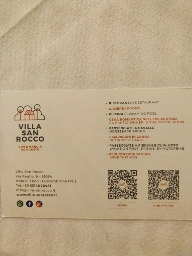 Menu_Villa San Rocco_Fossombrone_image_1