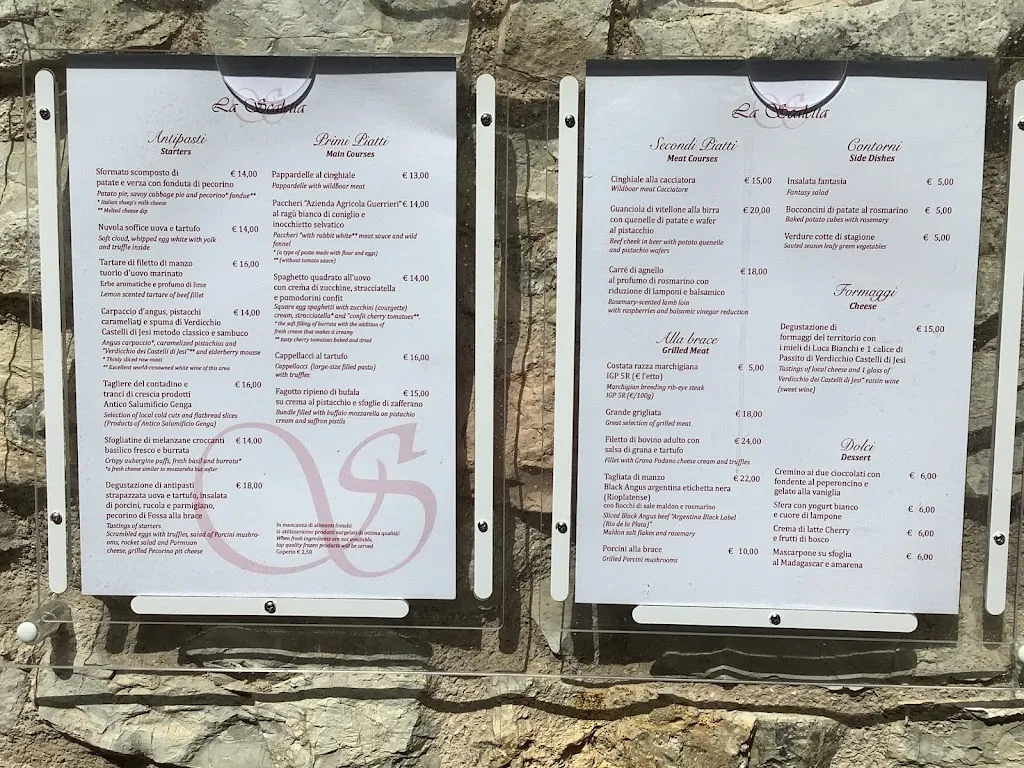 Menu_Ristorante La Scaletta Gusto DiVino -Castello di Genga via Corridoni 1 Genga_Genga_image_2