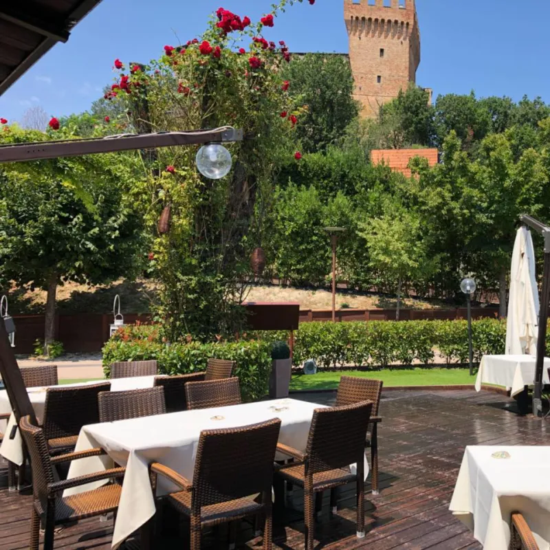 Rocca D'A...Mare restaurant in Gradara