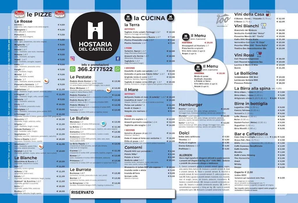 Menu_Hostaria del Castello Gradara_Gradara_image_1