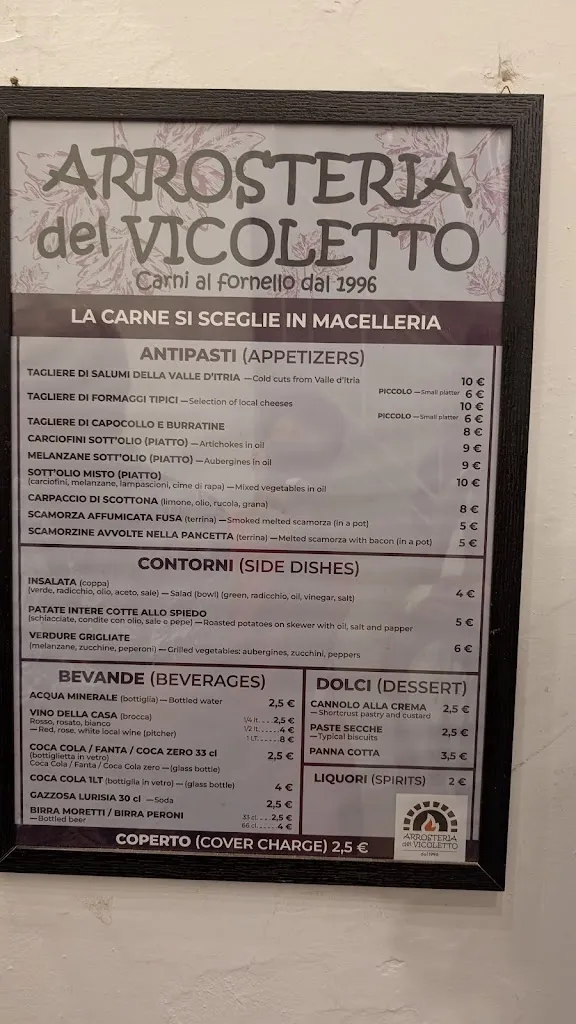 Menu_Arrosteria del Vicoletto_Casalini_image_1
