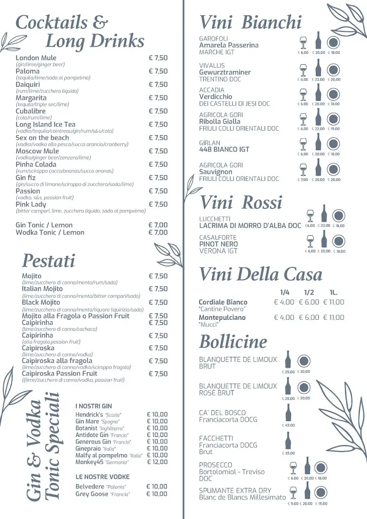 Menu_Telodirò Cocktail bar & Restaurant_Gabicce Mare_image_1
