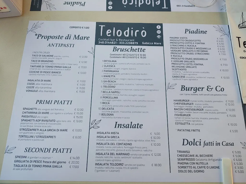 Menu_Telodirò Cocktail bar & Restaurant_Gabicce Mare_image_4