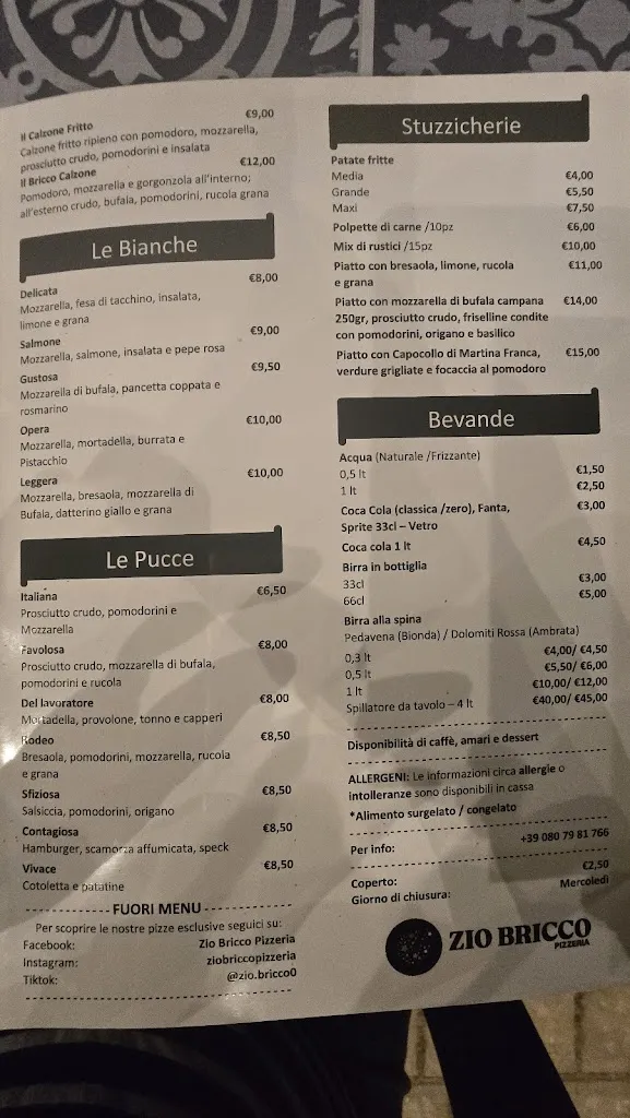 Menu_Zio Bricco - Pizzeria_Casalini_image_1