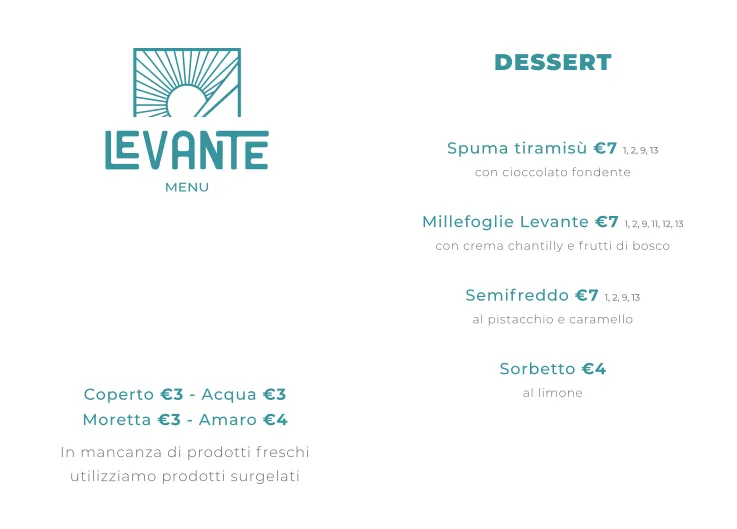 Menu_Levante - Ristorante & Fish Bar_Gabicce Mare_image_2