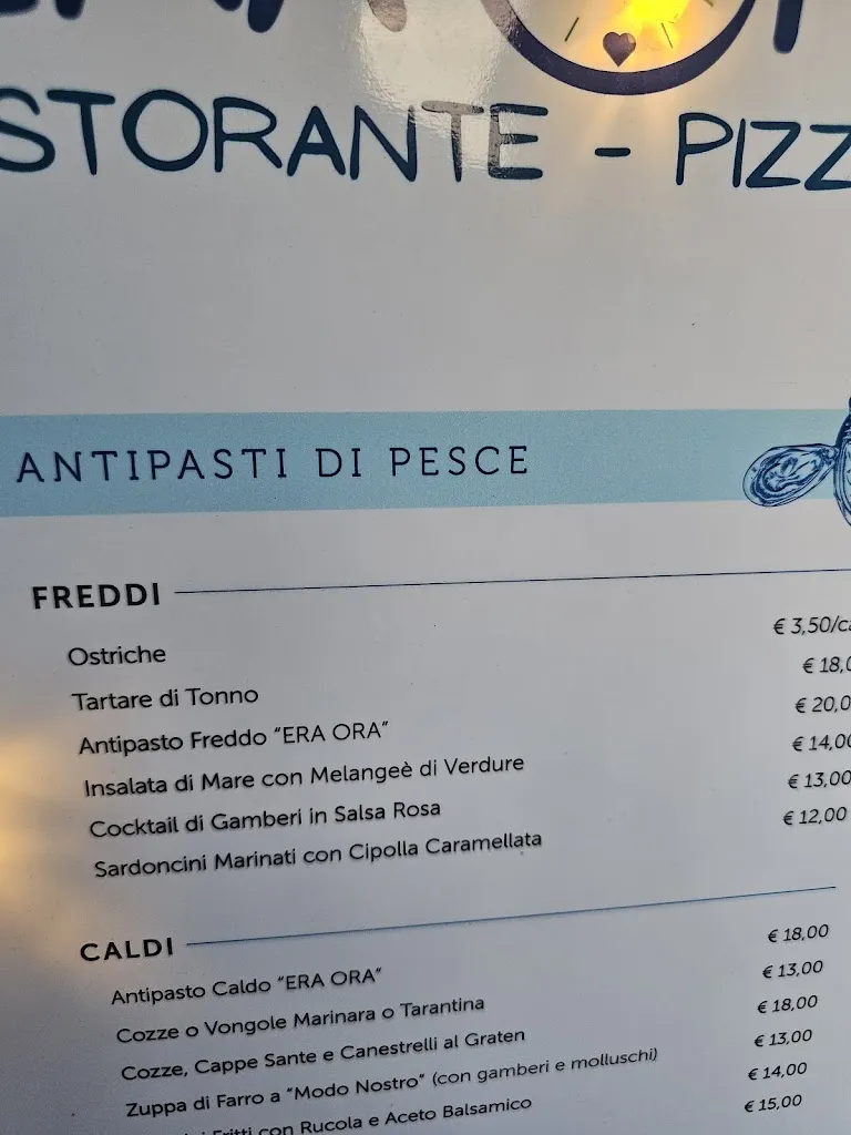 Menu_Ristorante Pizzeria Era Ora Gabicce mare_Gabicce Mare_image_1