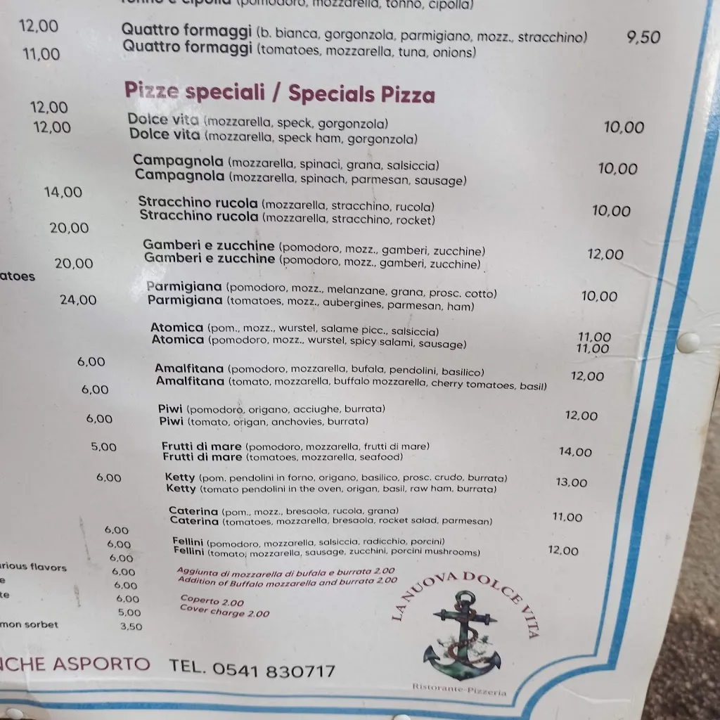 Menu_La Nuova Dolce Vita si trasforma in Osteria Maré_Gabicce Mare_image_2