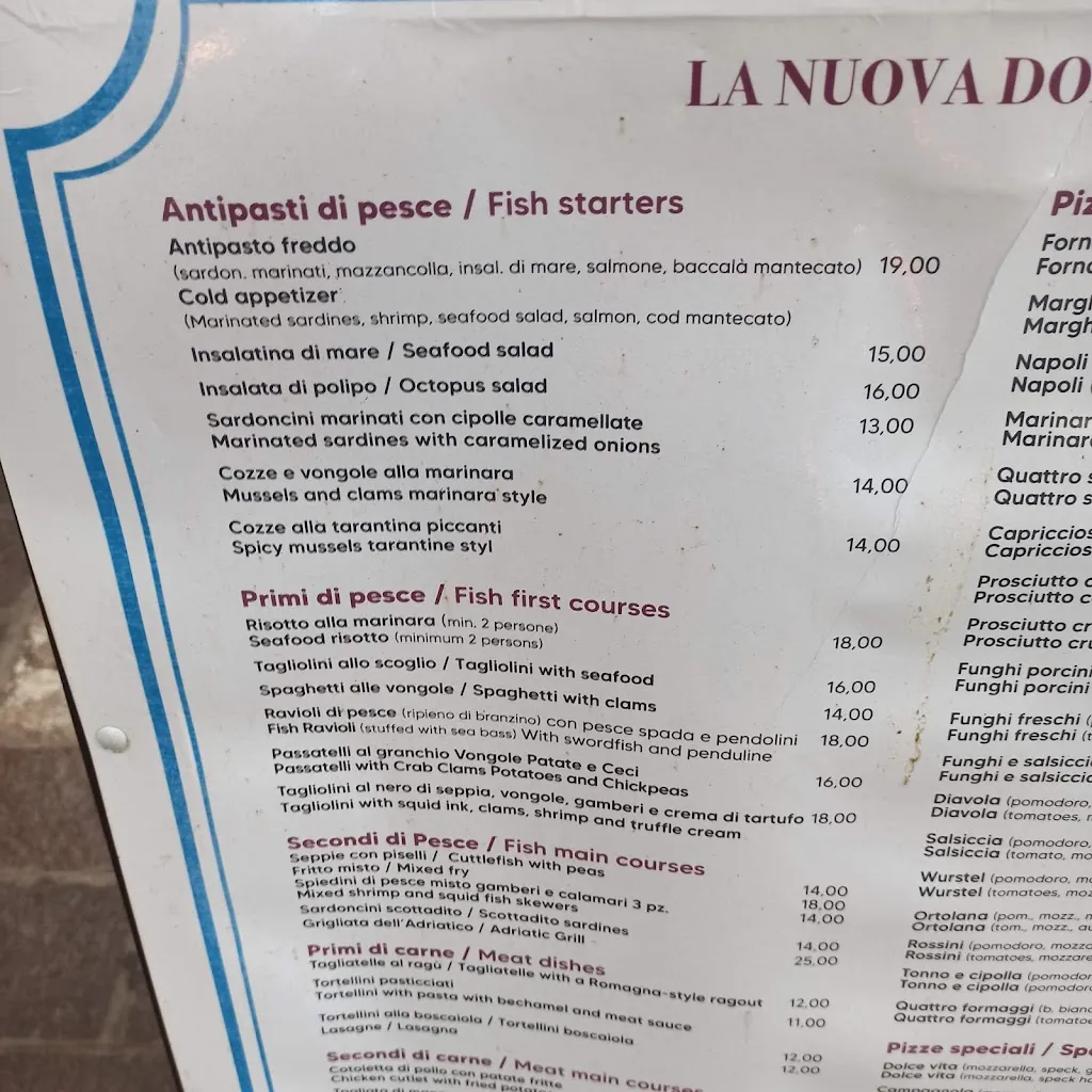 Menu_La Nuova Dolce Vita si trasforma in Osteria Maré_Gabicce Mare_image_4