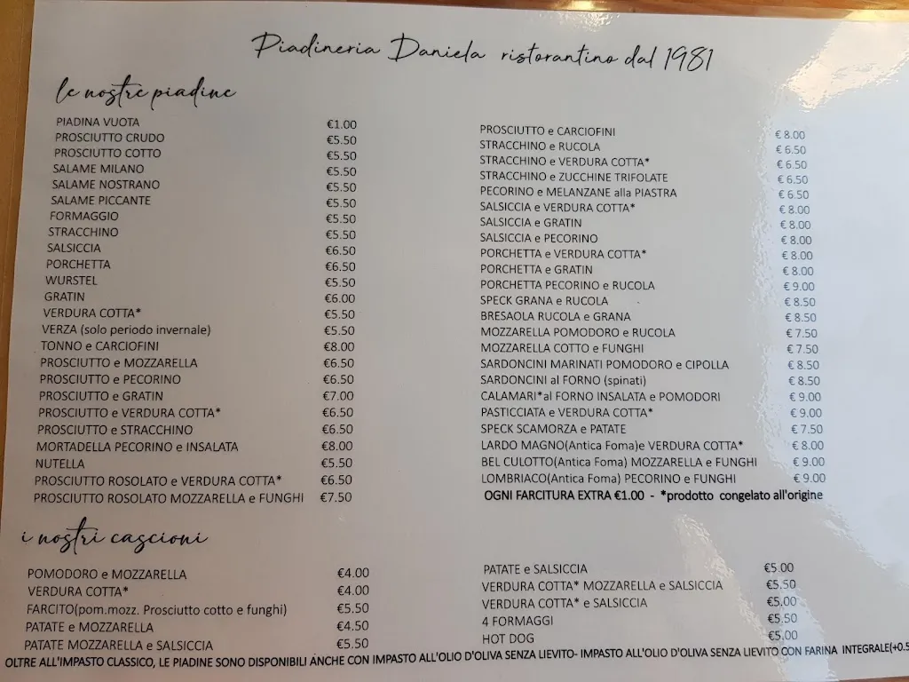 Menu_Piadineria Daniela_Gabicce Mare_image_4