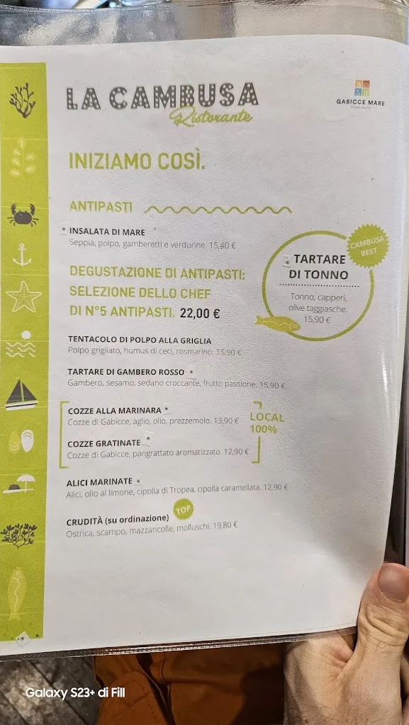 Menu_Ristorante La Cambusa_Gabicce Mare_image_2