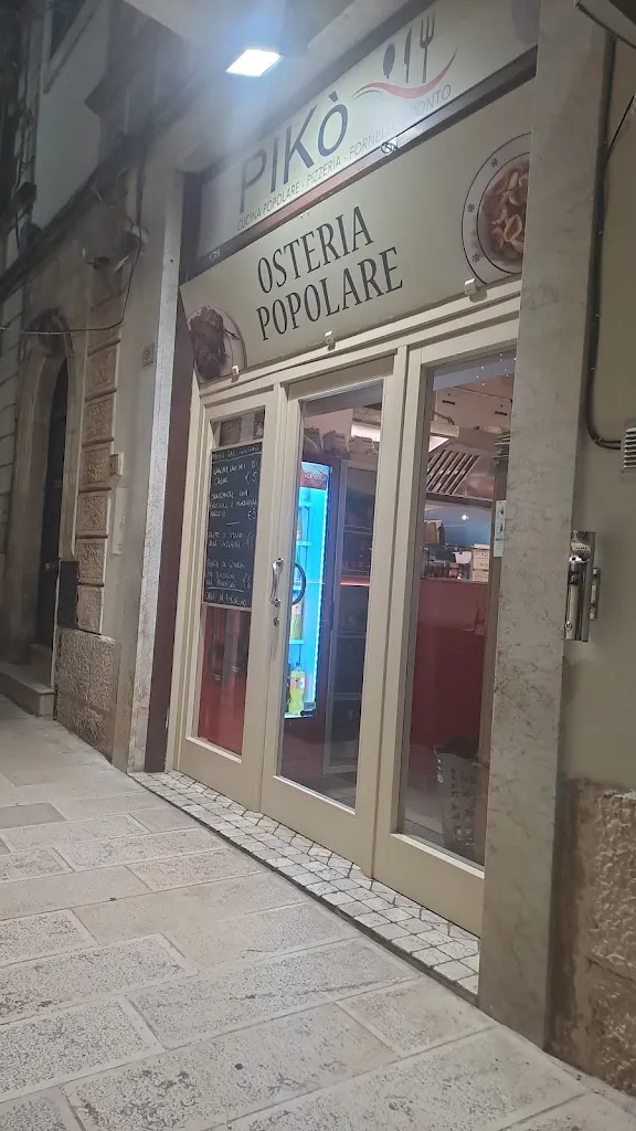 pikó osteria popolare - pizzeria -fornello cistranese ristorante a Casalini