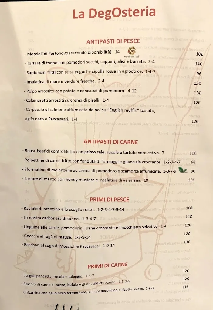 Menu_La Degosteria_Le Grazie di Ancona_image_2