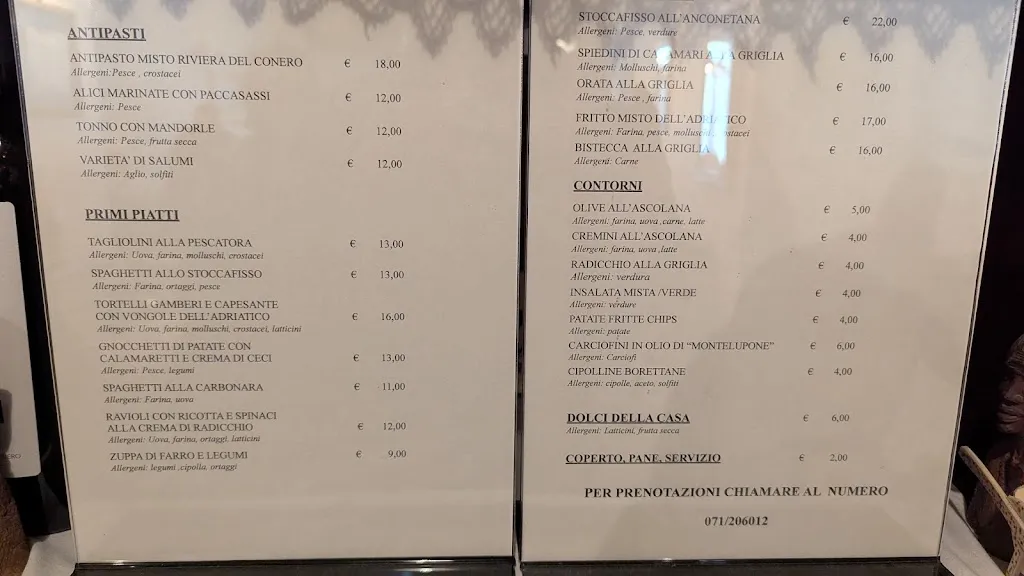 Menu_Trattoria 13 Cannelle_Le Grazie di Ancona_image_2