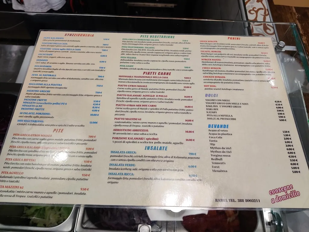 Menu_Mazzini62 rosticceria e pita da rahel - cucina greca_Le Grazie di Ancona_image_2