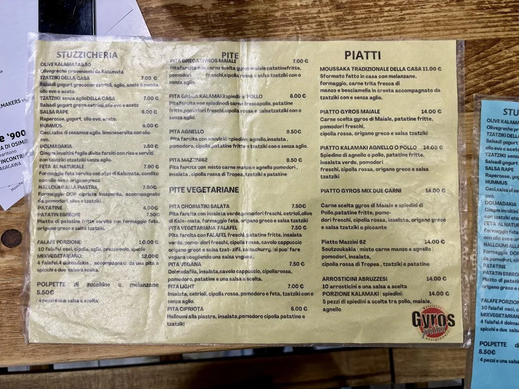 Menu_Mazzini62 rosticceria e pita da rahel - cucina greca_Le Grazie di Ancona_image_3