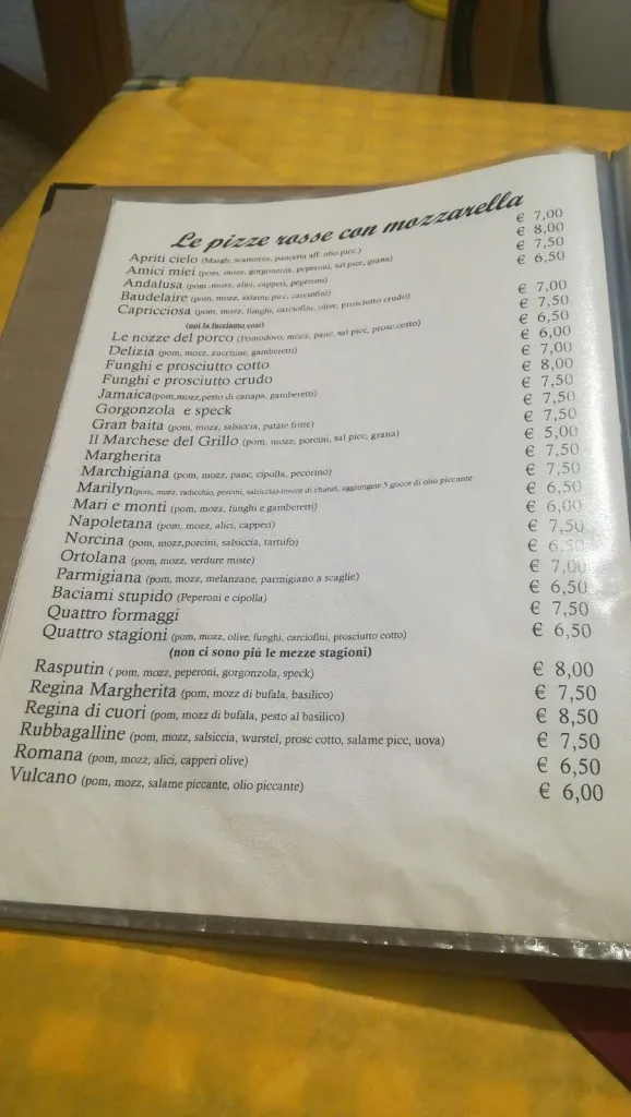 Menu_Ristorante Pizzeria La Chimera_Lido di Fermo_image_1