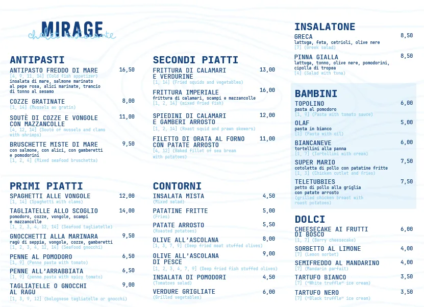 Menu_Chalet GLU Mirage_Marina di Altidona_immagine_1