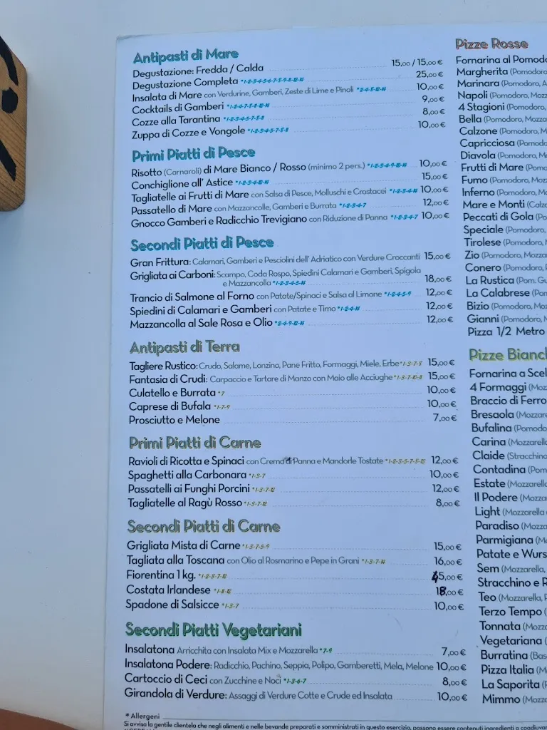 Menu_Il Podere - Trattoria e Pizzeria_Marina di Montemarciano_image_3