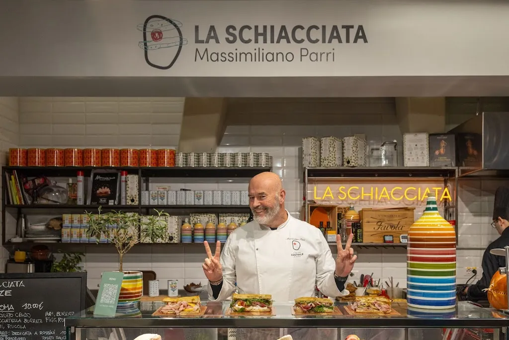 La Schiacciata Firenze restaurant in Mercato Vecchio