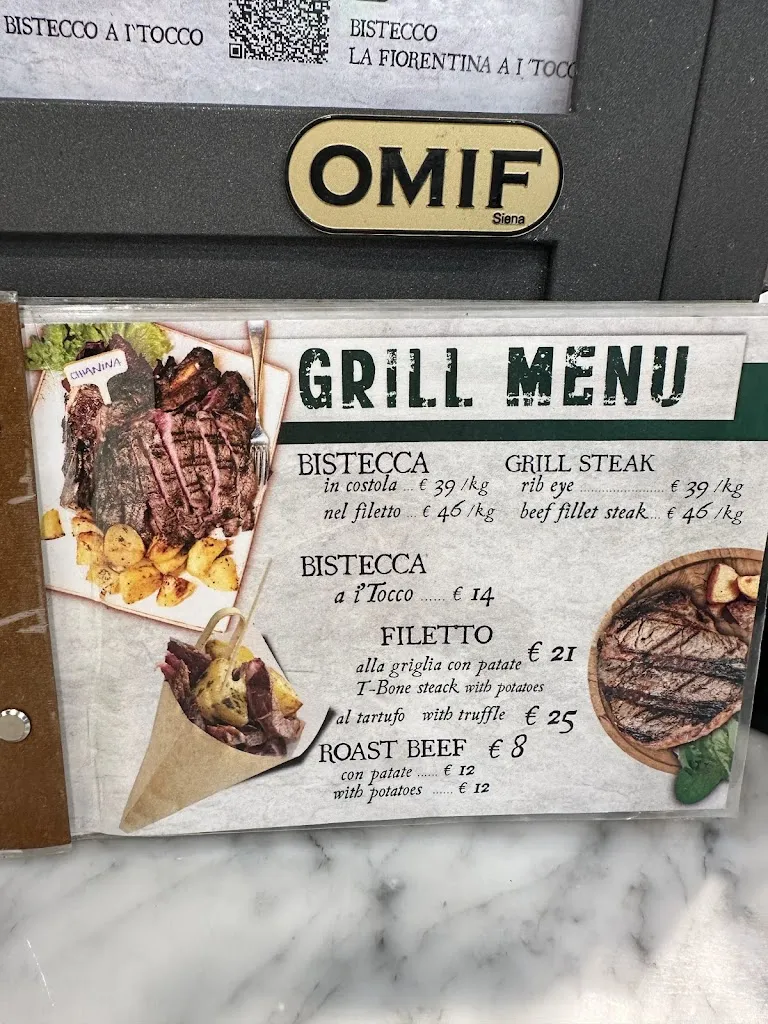 Menu_Bistecco - La Fiorentina a I’Tocco_Mercato Vecchio_image_1
