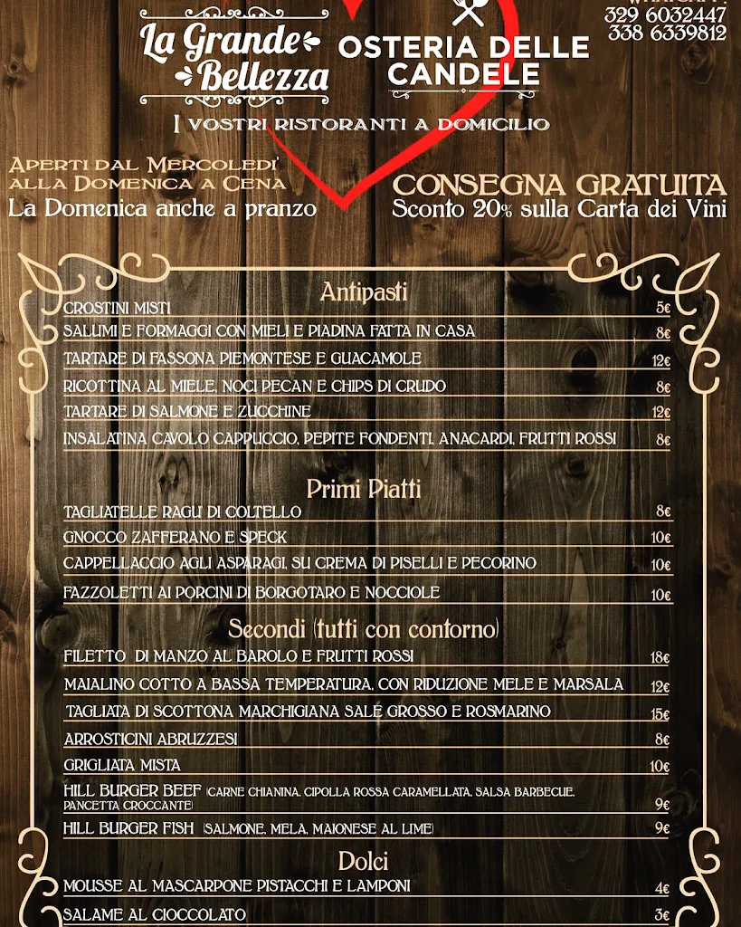 Menu_La Grande Bellezza - Cucina & Cantina_Mombaroccio_image_1