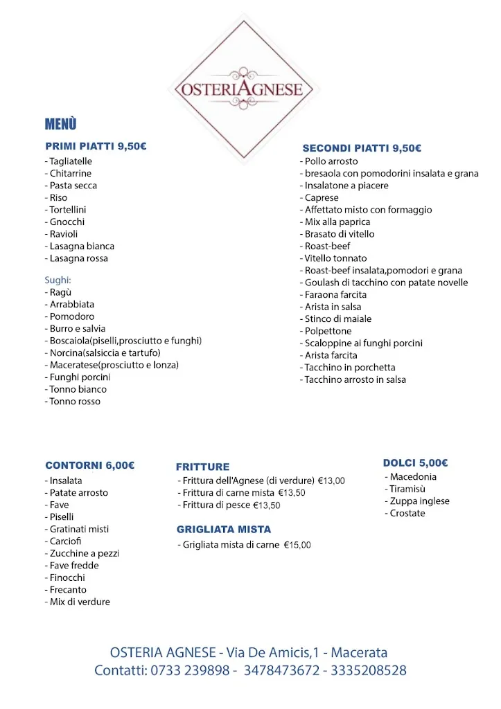 Menu_Osteria Agnese_Macerata_image_1