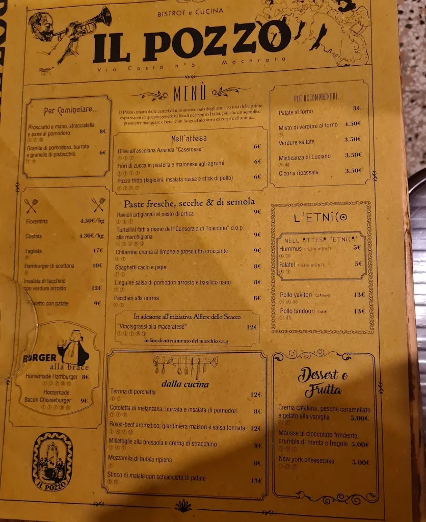 Menü_Il Pozzo_Macerata_Bild_3