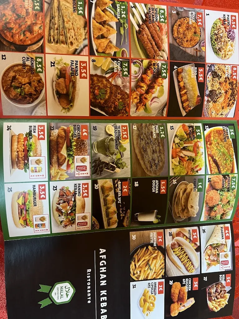Menu_Afghan kebab ristorante_Macerata_image_4
