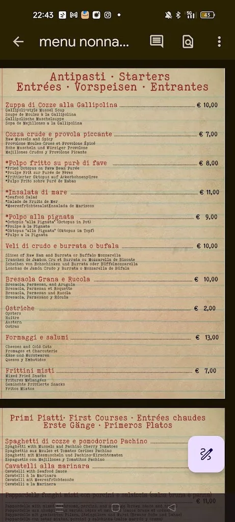 Menu_Osteria Nonna Cia_Casarano_image_4