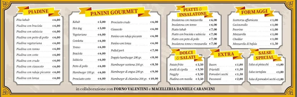 Paninoteca ai cancelli Street food restaurant in Macerata