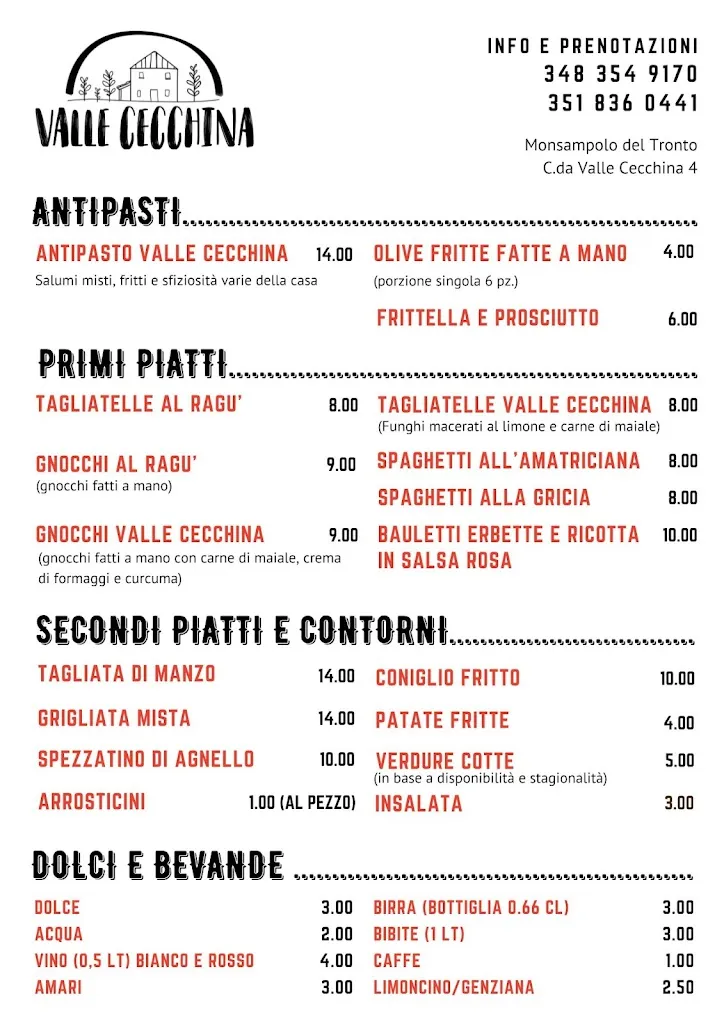 Menu_Valle Cecchina Trattoria_Monsampolo del Tronto_image_1