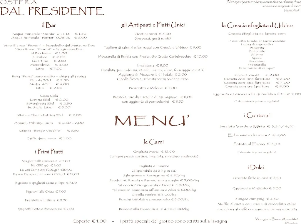 Menu_Osteria Dal Presidente - IN FERIE fino al 25.09.2025_Mondolfo_image_2