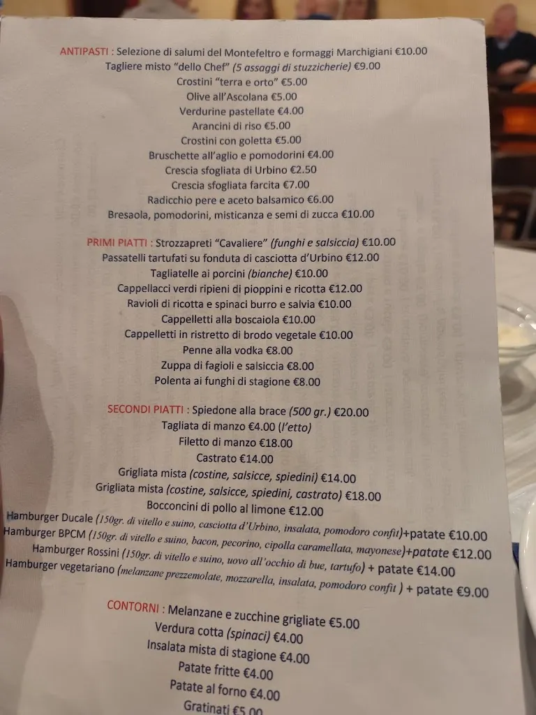 Menu_Ristorante Cavaliere_Montecalvo in Foglia_image_1