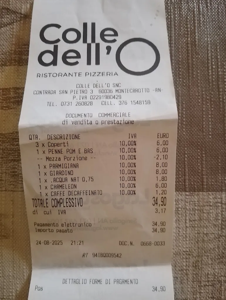 Alessandro Marconi_Ristorante Colle dell' O_Montecarotto_review