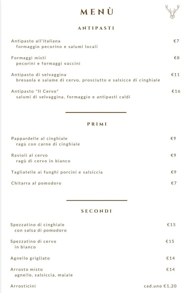 Menu_Ristorante Il Cervo_Caramanico Terme_image_1