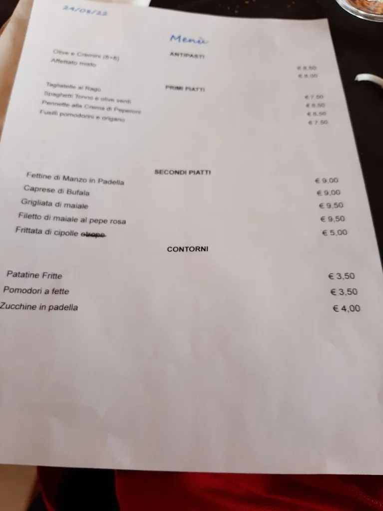 Menu_Ristorante Bar 