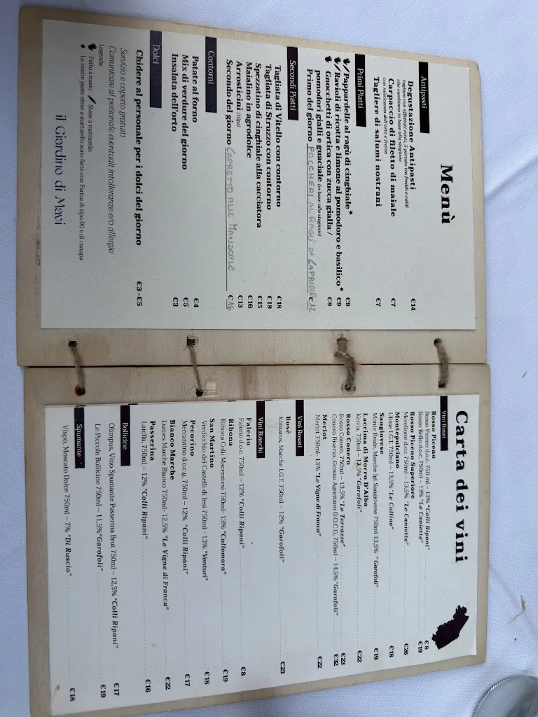 Menu_Country House Il Giardino di Mavi_Monte Urano_image_1