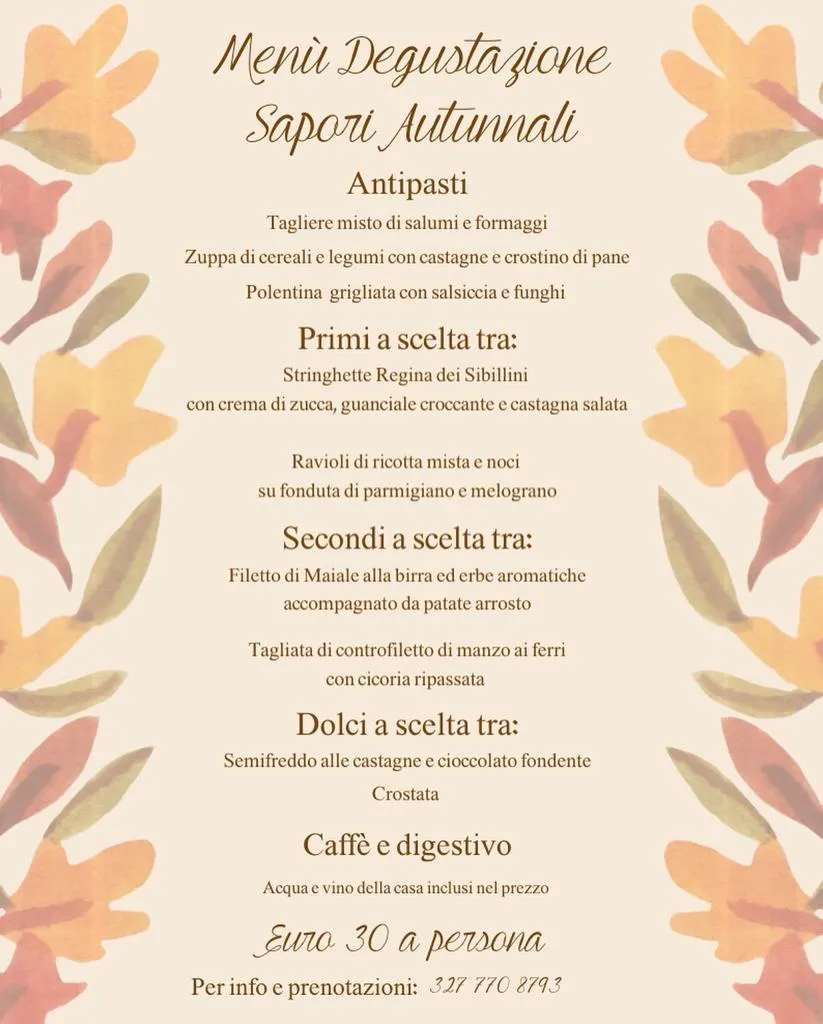 Menu_TERRA DI MARCA Ristorante, B&B e Bottega_Montefortino_immagine_1