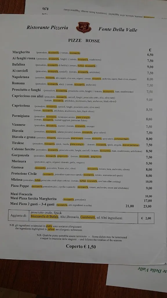 Menu_Fonte Della Valle_Montefortino_image_1
