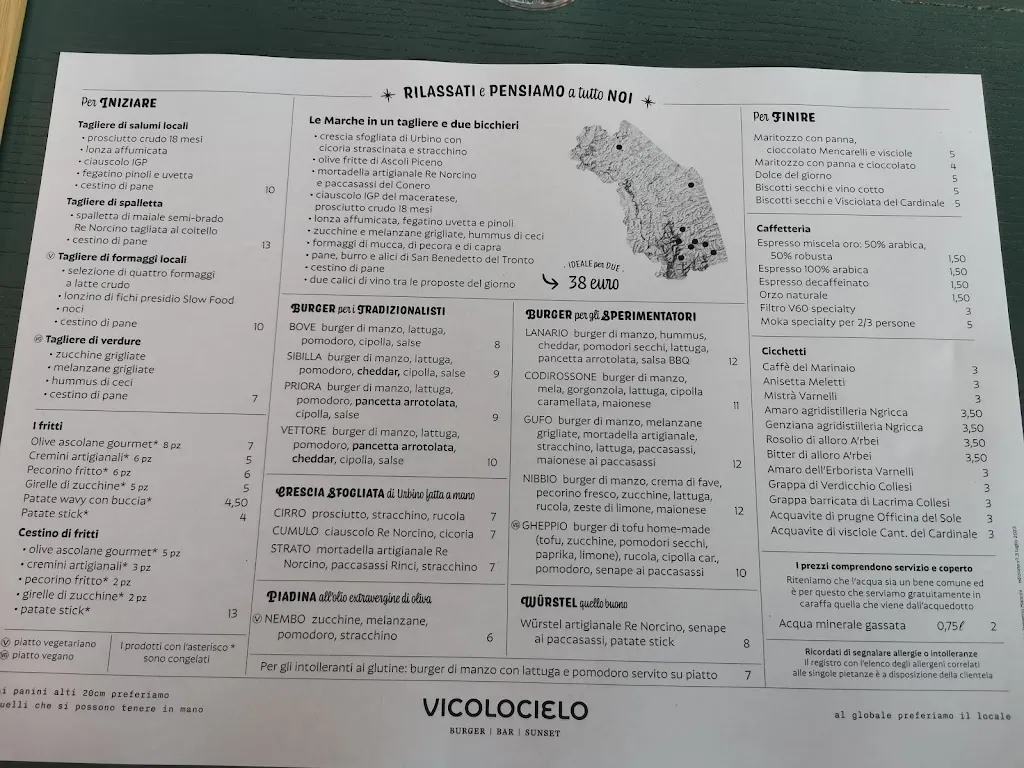 Menu_Vicolocielo burger | bar | sunset_Monteleone di Fermo_image_2
