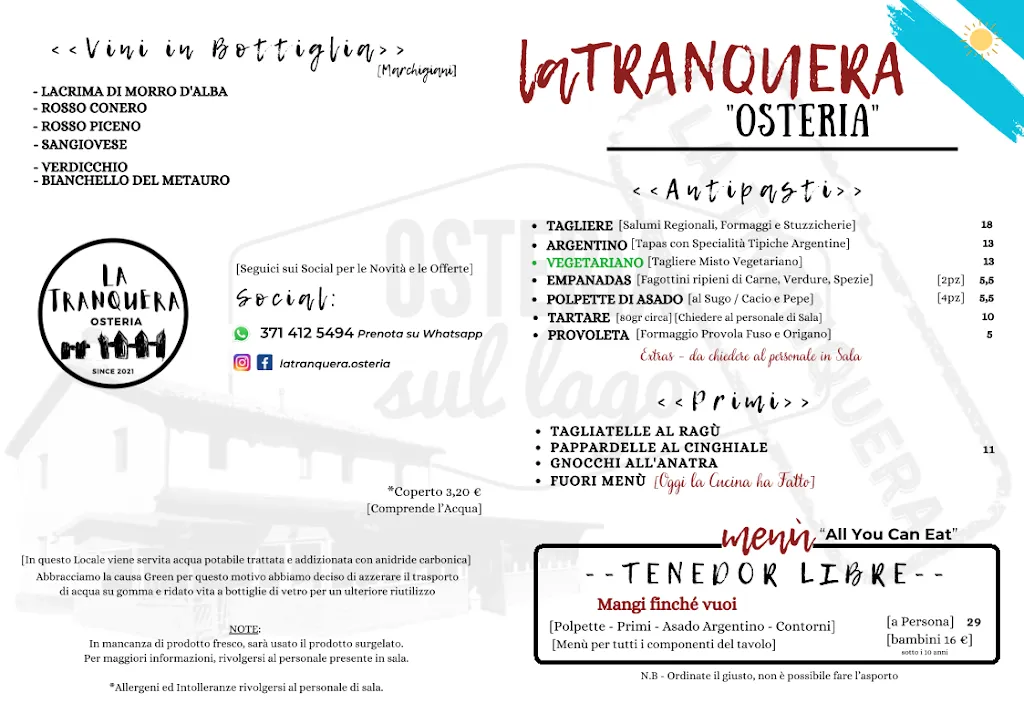 Menu_la Tranquera Osteria_Monterado_image_1